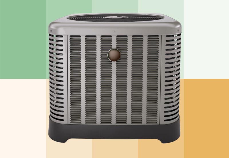 An outdoor air conditioning condenser unit.